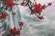 四尺傲雪梅花图——感受国画中的生命力量与春意盎然